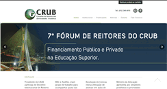 Desktop Screenshot of crub.org.br