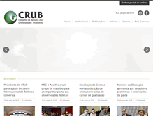 Tablet Screenshot of crub.org.br
